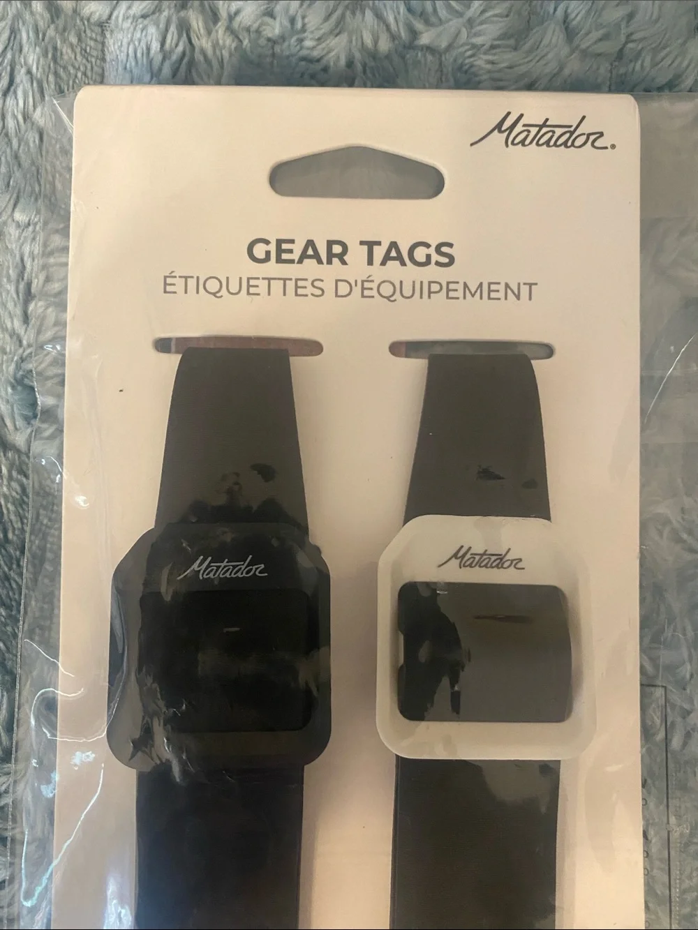 Matador Gear Tags Weatherproof Luggage Backpack Identifier 2-Pack Black NWT